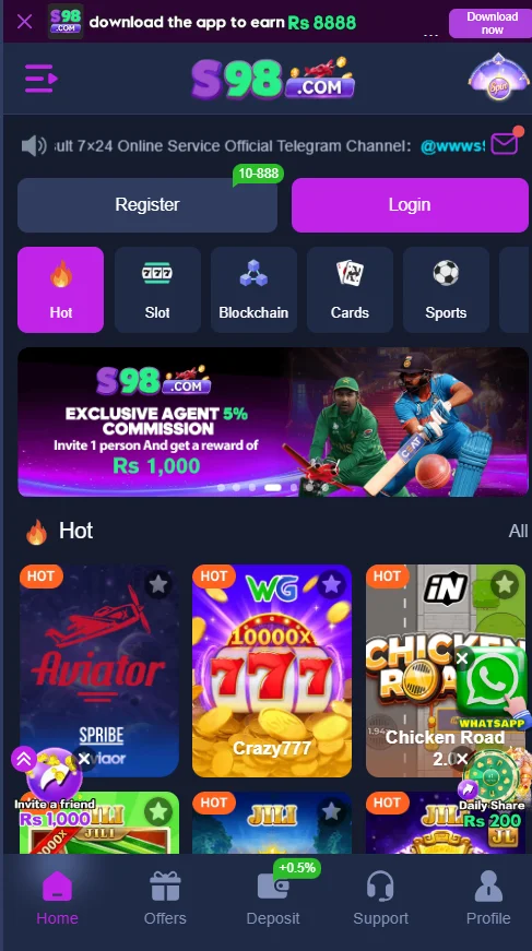 s98 game