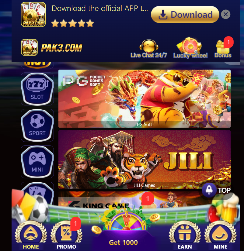 pak3 game reward